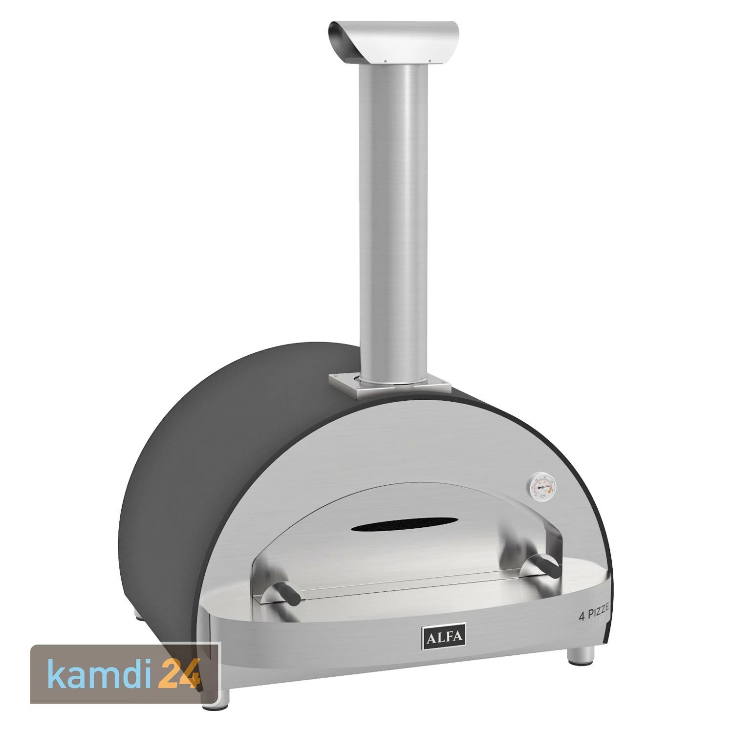 Alfa Forni Pizzaofen 4 Pizze Grau Ohne Unterbau 3 Alfa Forni Pizzaofen 4 Pizze Grau Ohne Unterbau – Bild 3