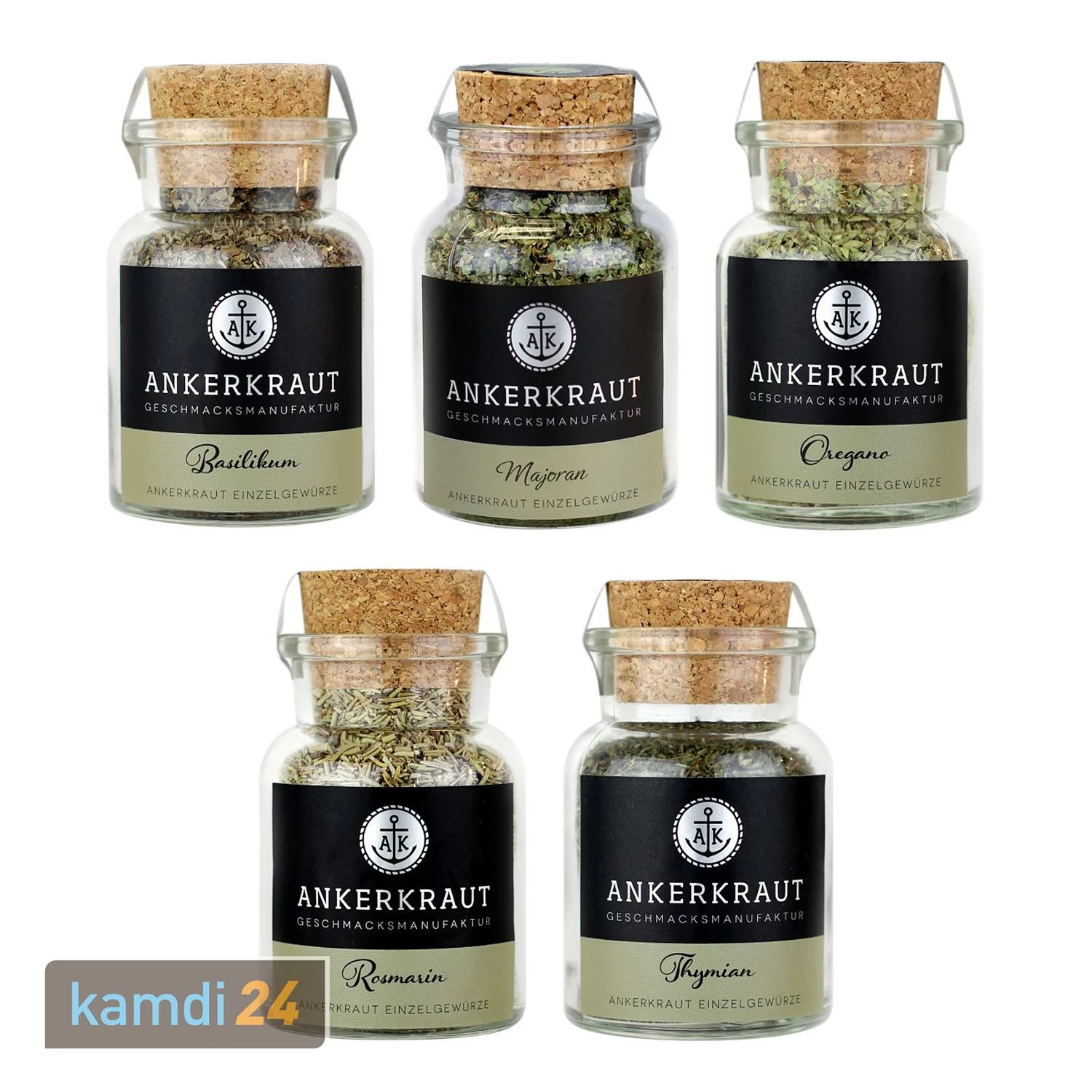 Ankerkraut Gewürz-Set Mediterranes Kräuterbeet 1 Ankerkraut Gewürz-Set Mediterranes Kräuterbeet