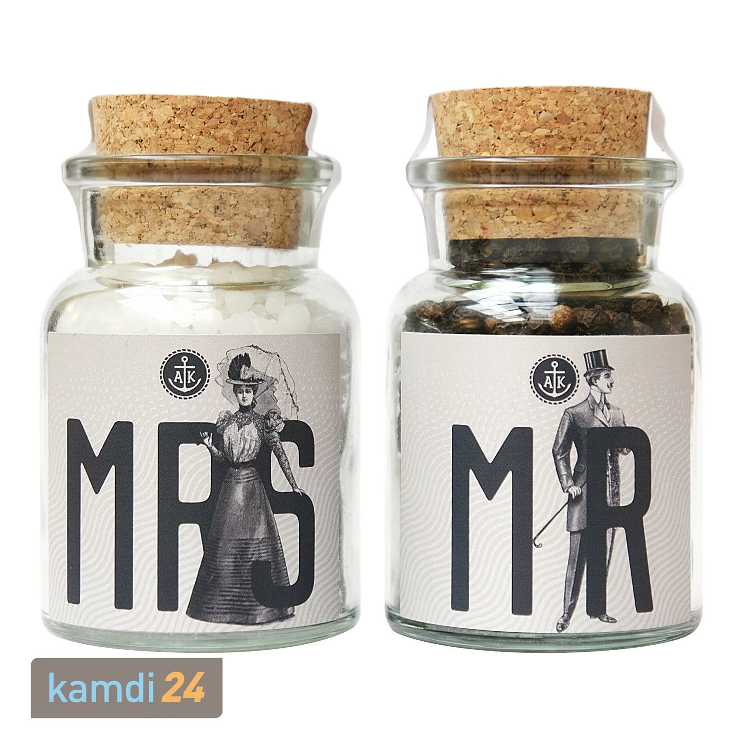 Ankerkraut Hochzeits-Set Deluxe: Pfeffer, Salz & Chili Ringe 2 Ankerkraut Hochzeits-Set Deluxe: Pfeffer, Salz & Chili Ringe – Bild 2