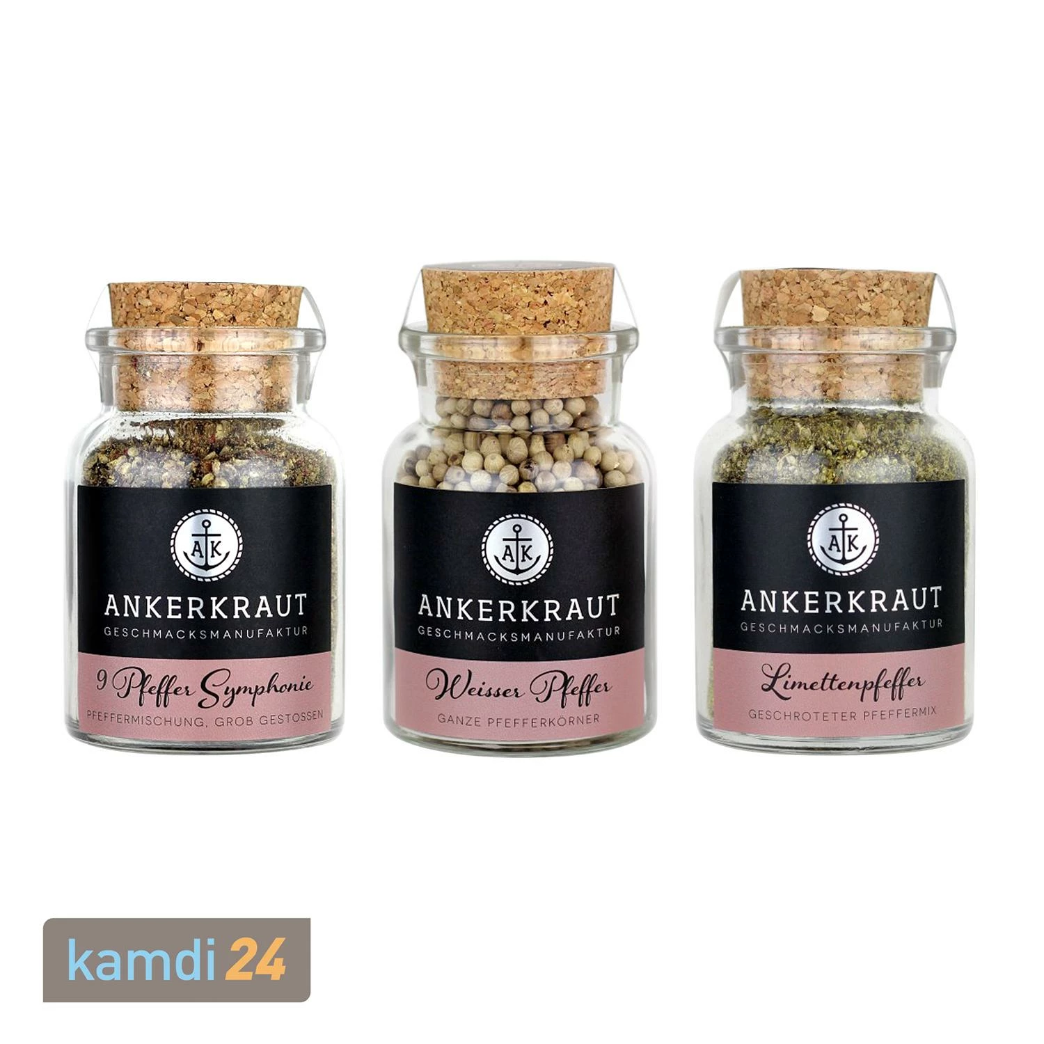 Ankerkraut Pfeffer-Set Für Feinschmecker 1 Ankerkraut Pfeffer-Set Für Feinschmecker