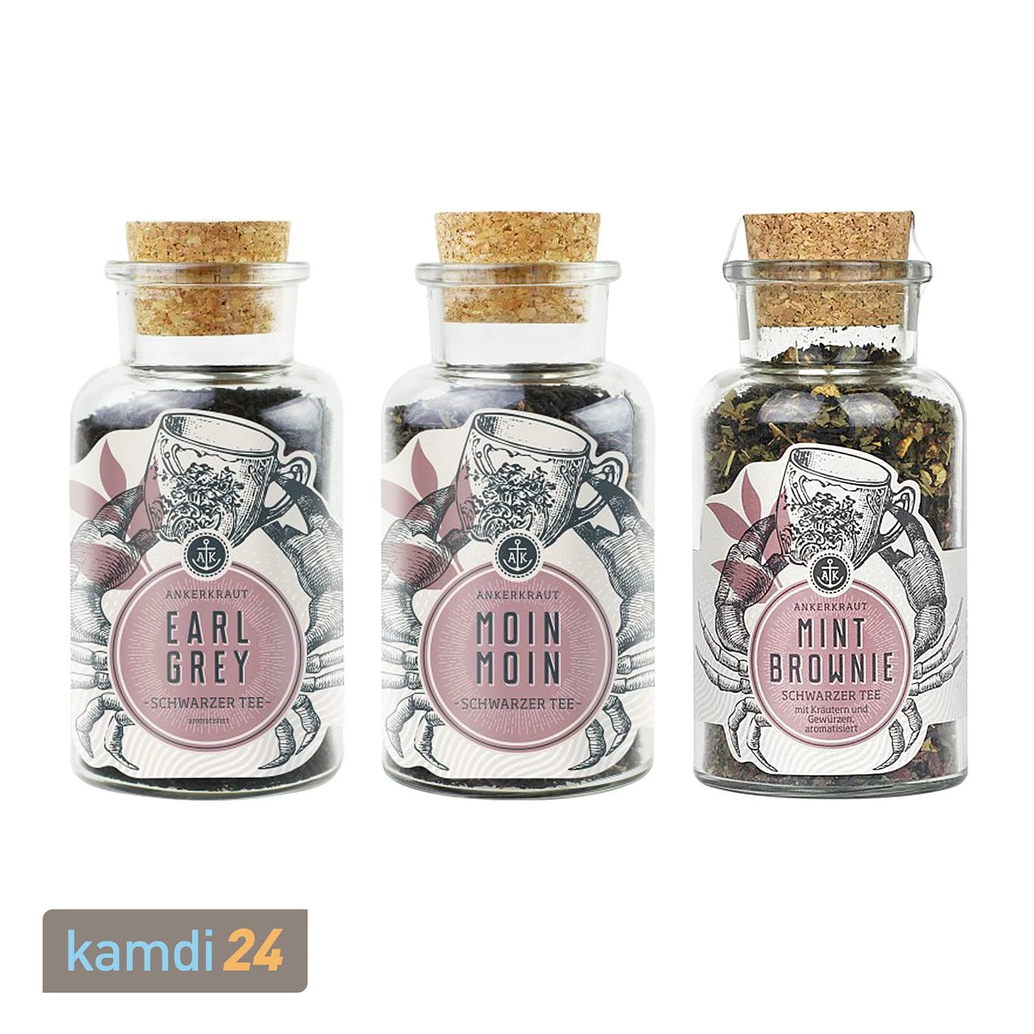Ankerkraut Tee-Set Schwarztee-Mischung 1 Ankerkraut Tee-Set Schwarztee-Mischung