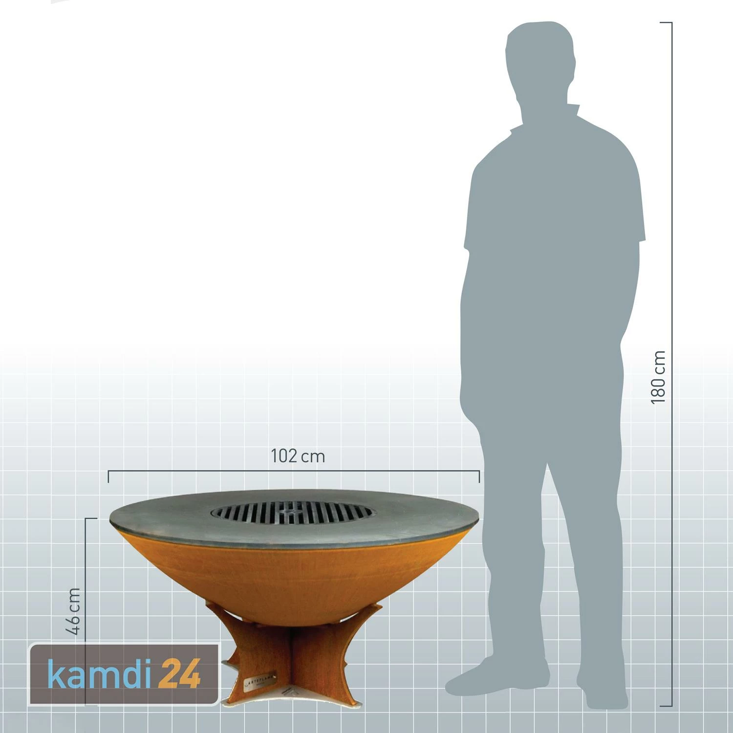 Arteflame Euro 40 Grill & Feuerstelle Low Base 12 Arteflame Euro 40 Grill & Feuerstelle Low Base – Bild 12
