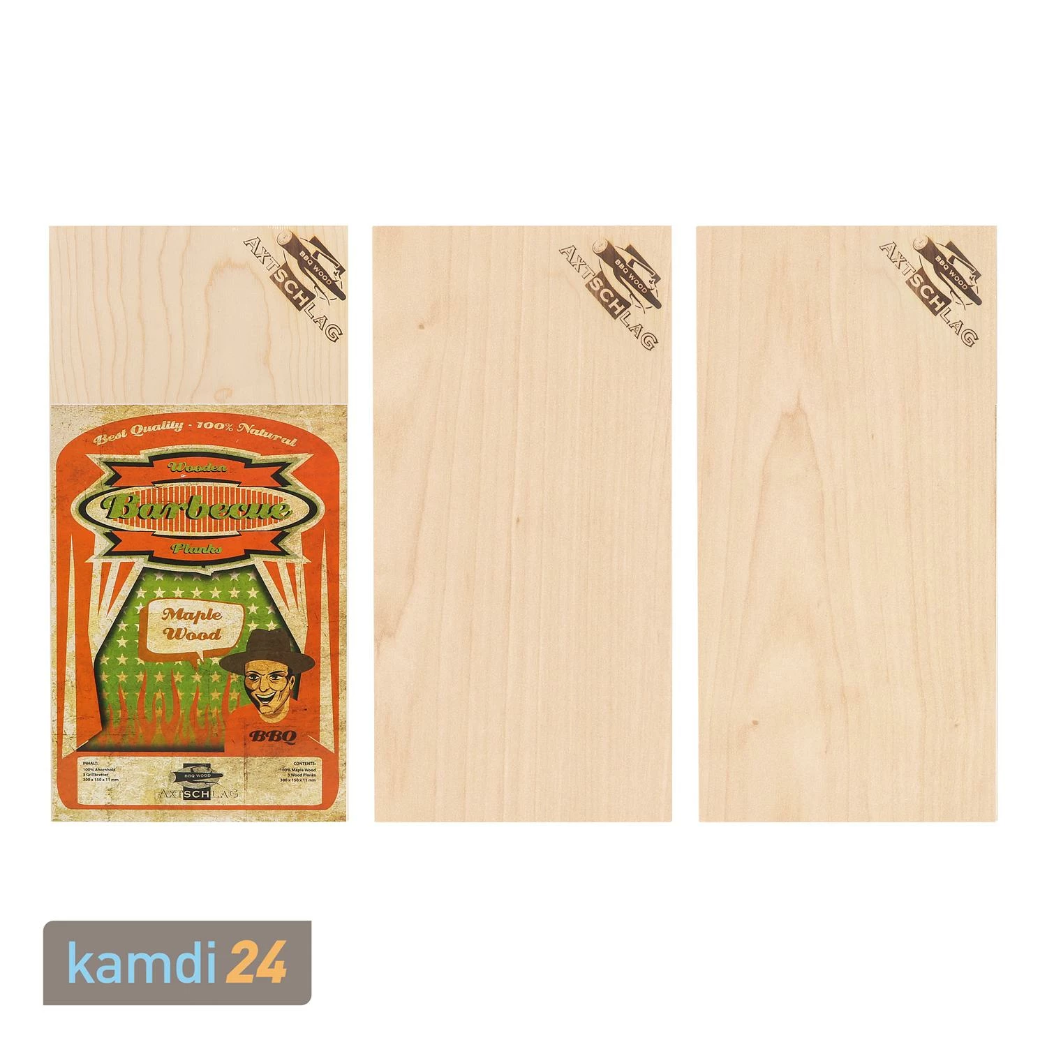 Axtschlag Wood Plank Ahorn 3er Set 1 Axtschlag Wood Plank Ahorn 3er Set