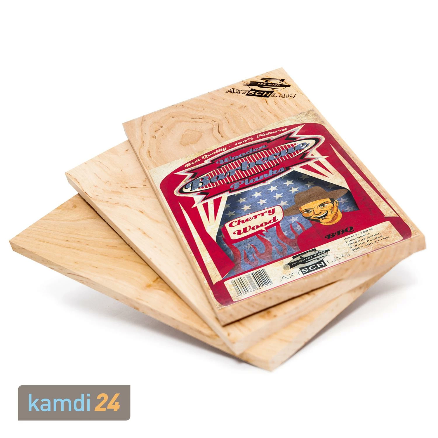 Axtschlag Wood Plank Kirsche 3er Set 2 Axtschlag Wood Plank Kirsche 3er Set – Bild 2