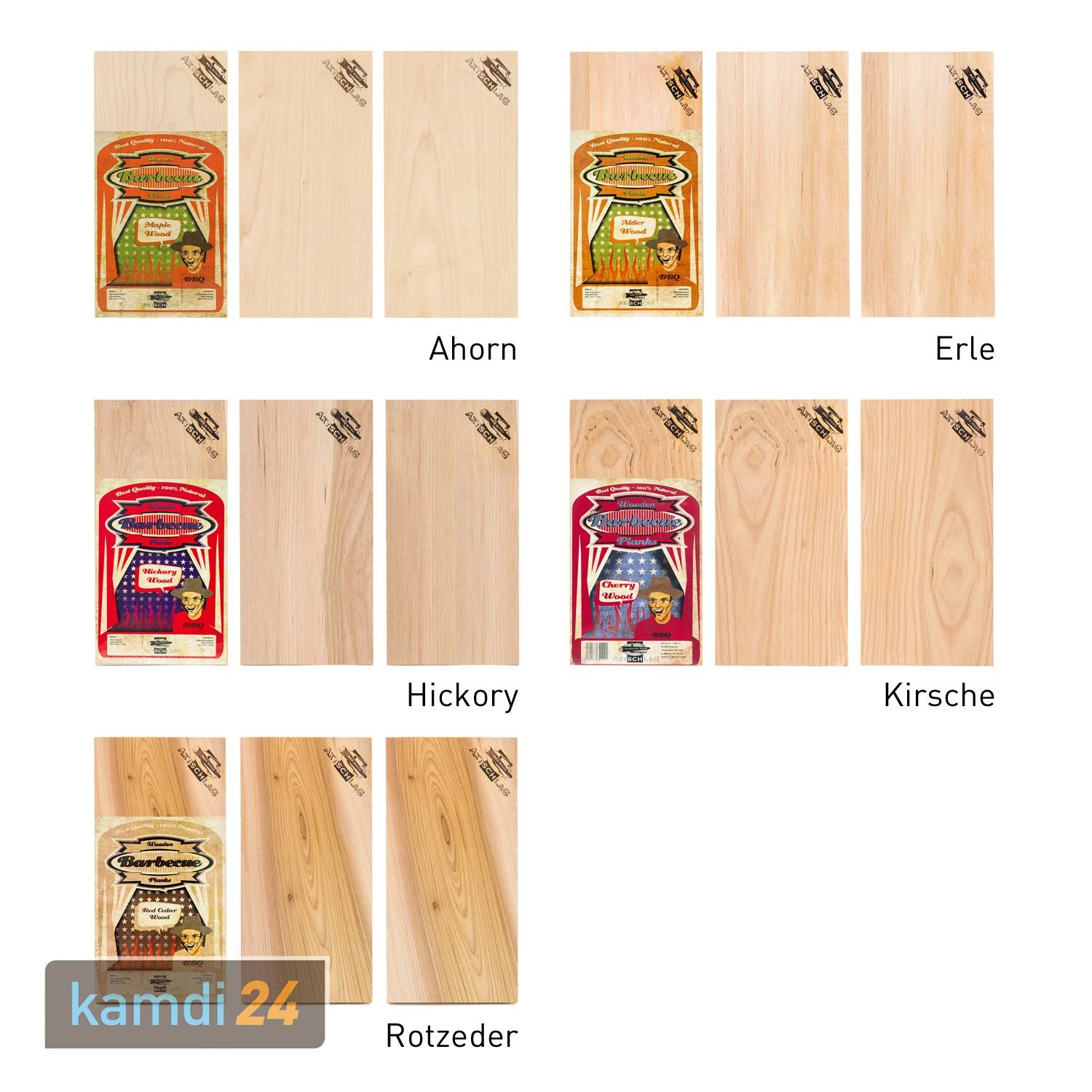 Axtschlag Wood Plank Kirsche 3er Set 7 Axtschlag Wood Plank Kirsche 3er Set – Bild 7