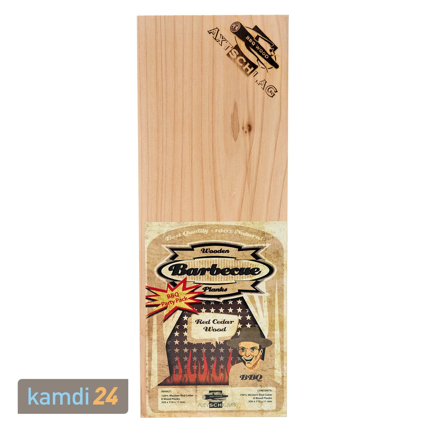 Axtschlag Wood Plank Rotzeder BBQ Party Pack 8er Set 3 Axtschlag Wood Plank Rotzeder BBQ Party Pack 8er Set – Bild 3