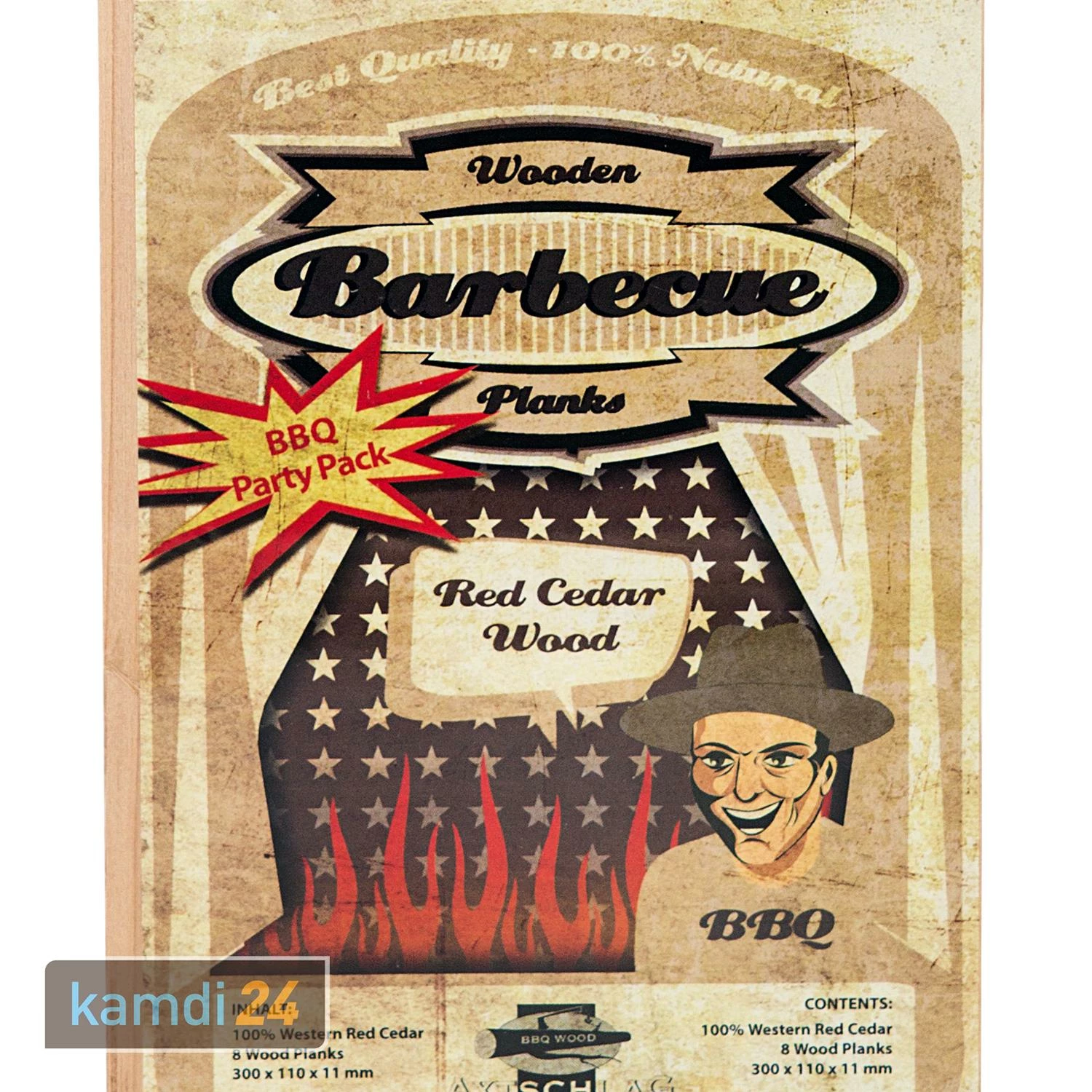 Axtschlag Wood Plank Rotzeder BBQ Party Pack 8er Set 4 Axtschlag Wood Plank Rotzeder BBQ Party Pack 8er Set – Bild 4