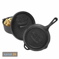 Camp Chef Classic Dutch Oven SDO-12 + Cast Iron Pfanne 30 Cm + Deckel -WEBER Verkäufe camp chef classic dutch oven sdo 12 cast iron pfanne 30 cm deckel 7836 m 7