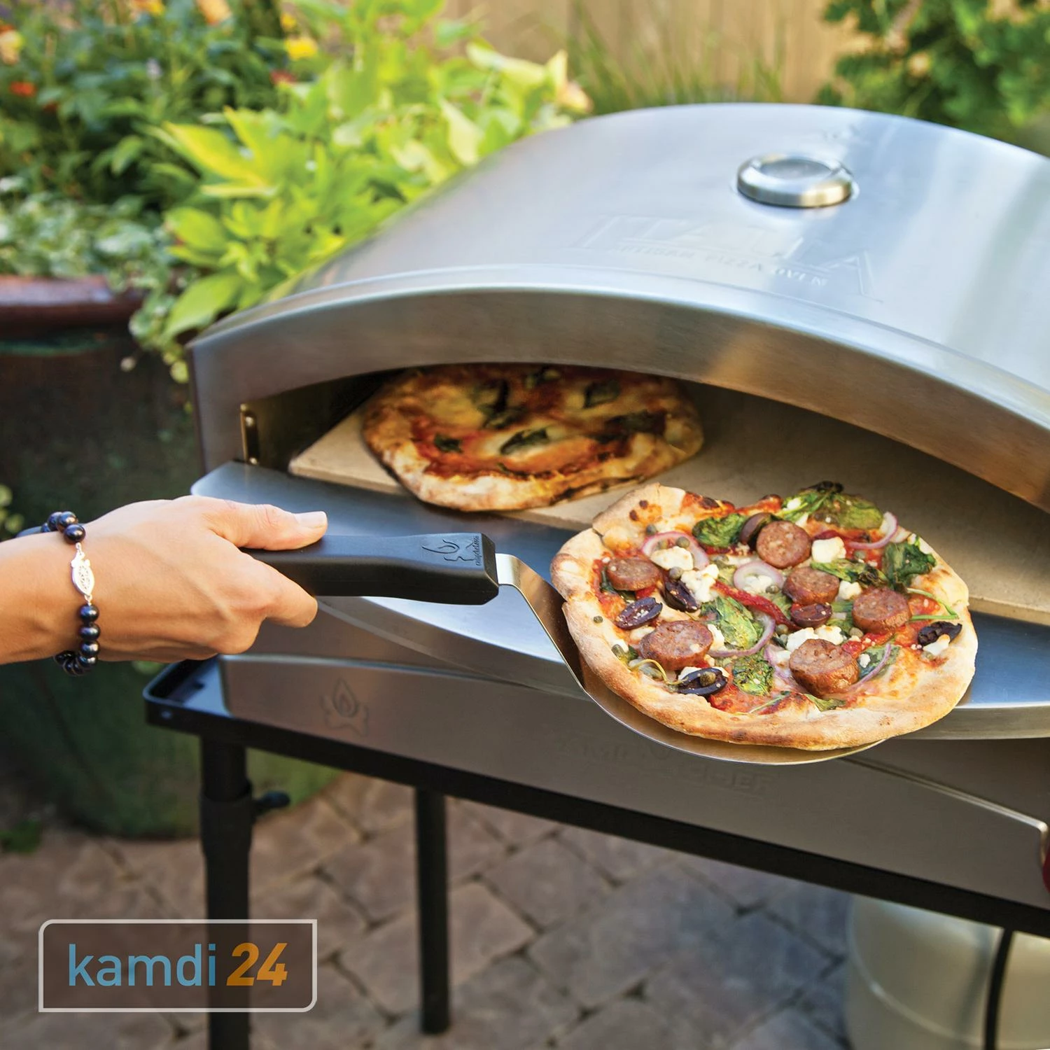 Camp Chef Pizzaschaufel Edelstahl 2 Camp Chef Pizzaschaufel Edelstahl – Bild 2