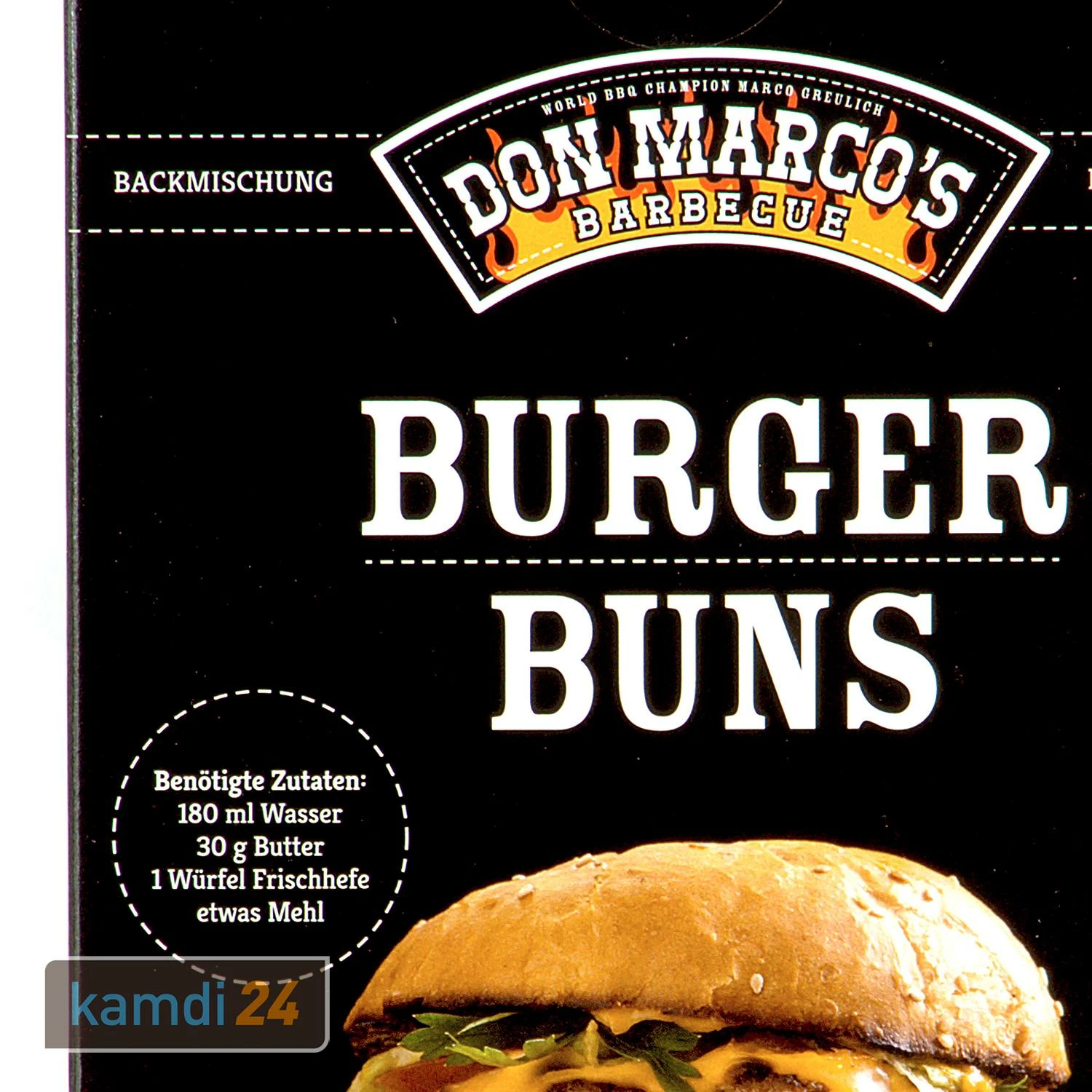 Don Marco´s Barbecue Burger Buns Backmischung 4er-Set 3 Don Marco´s Barbecue Burger Buns Backmischung 4er-Set – Bild 3