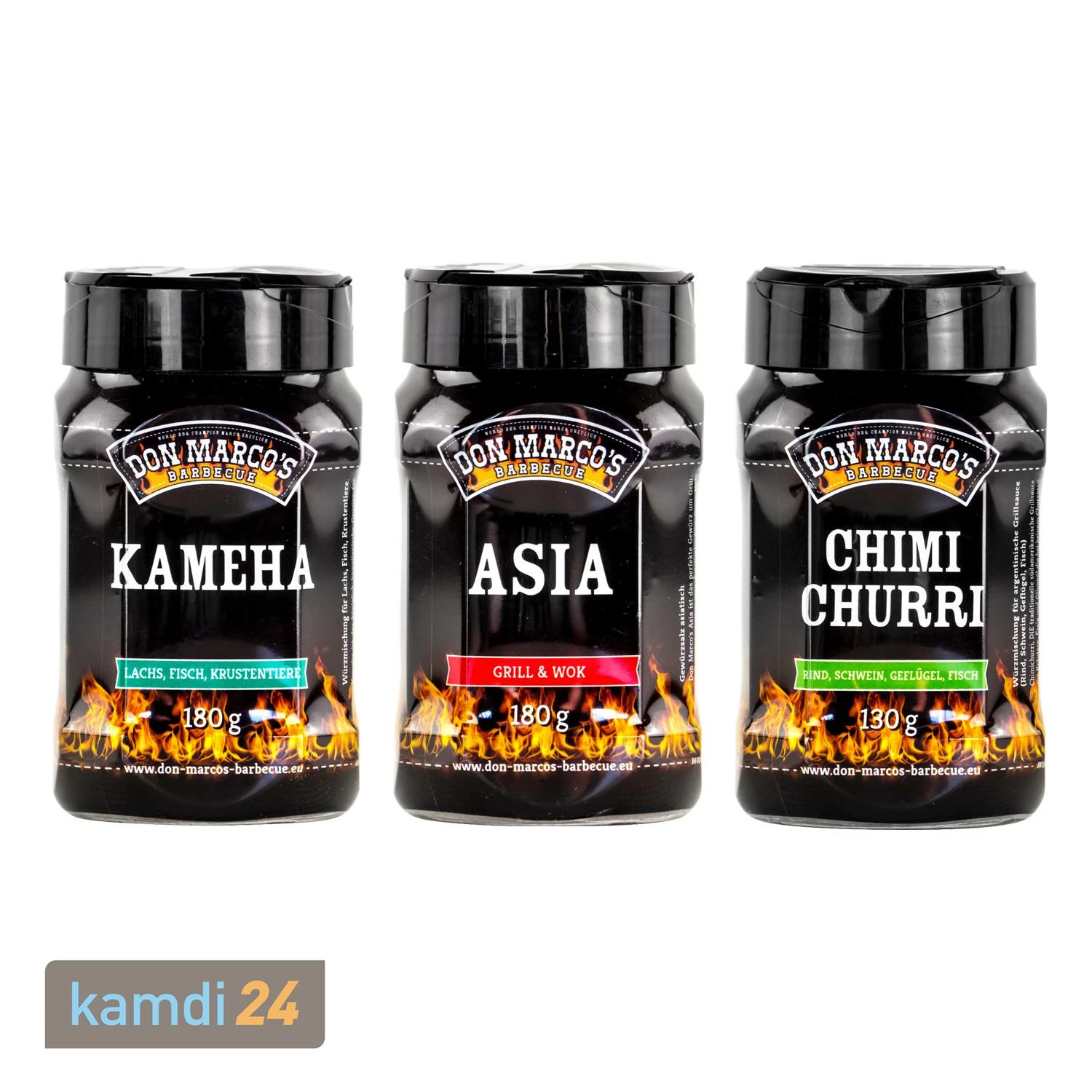 Don Marco´s Barbecue-Gewürz-Set: Kameha, Asia & Chimichurri 1 Don Marco´s Barbecue-Gewürz-Set: Kameha, Asia & Chimichurri