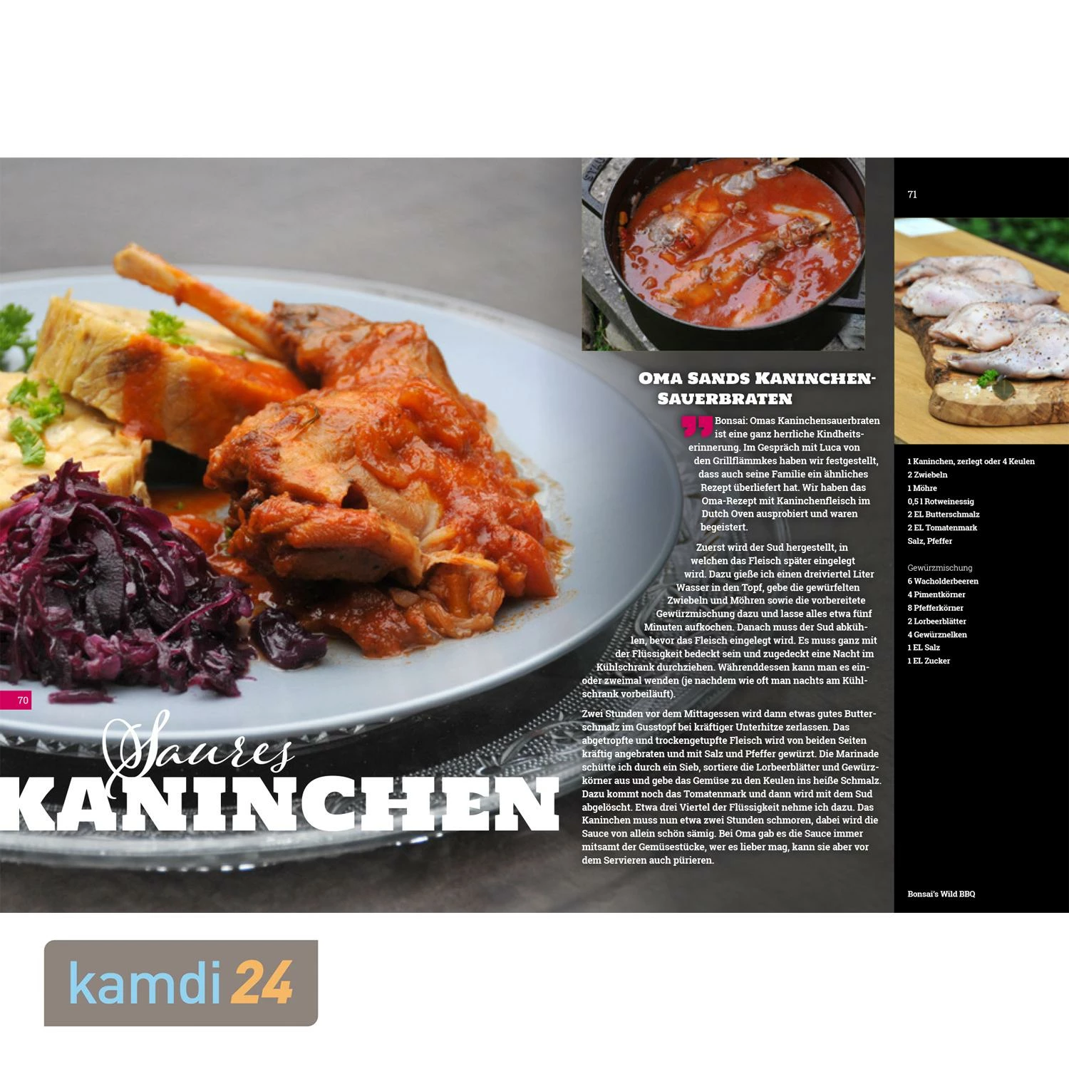 Don Marco´s Barbecue Kochbuch: Wild Kitchen Project 1.0 7 Don Marco´s Barbecue Kochbuch: Wild Kitchen Project 1.0 – Bild 7