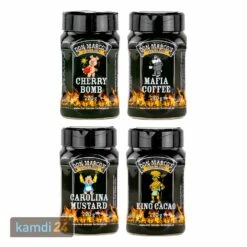 Don Marco´s Rub-Set: Cherry Bomb, Mafia Coffee, Carolina Mustard & King Cacao