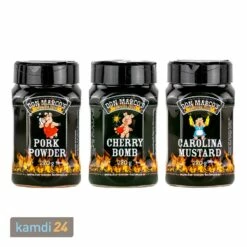 Don Marco´s Rub-Set: Pork Powder, Cherry Bomb & Carolina Mustard