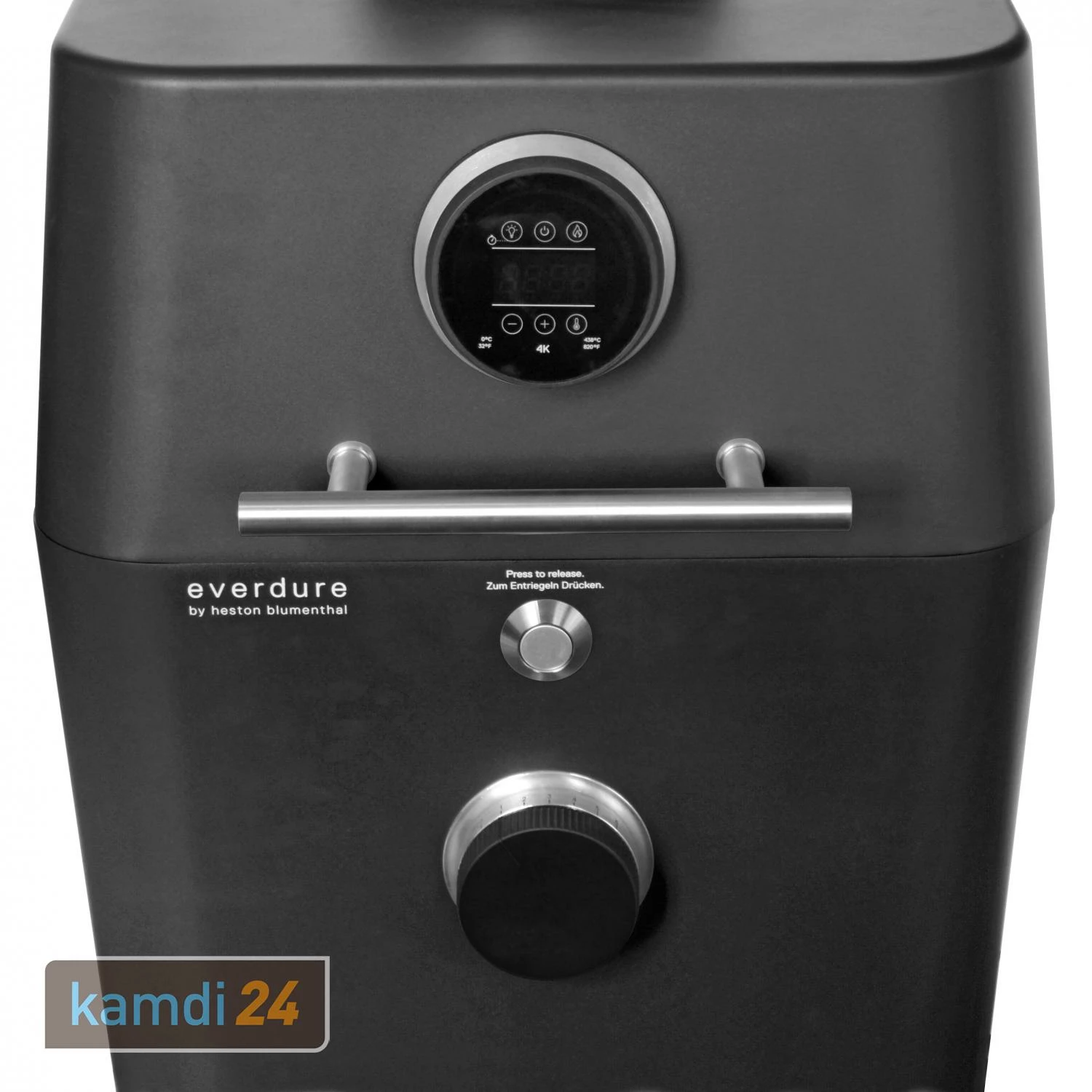 Everdure 4K Holzkohlegrill Graphite + Abdeckhaube + 6 Kg TOM COCO Kokoskohle-Briketts 4 Everdure 4K Holzkohlegrill Graphite + Abdeckhaube + 6 Kg TOM COCO Kokoskohle-Briketts – Bild 4