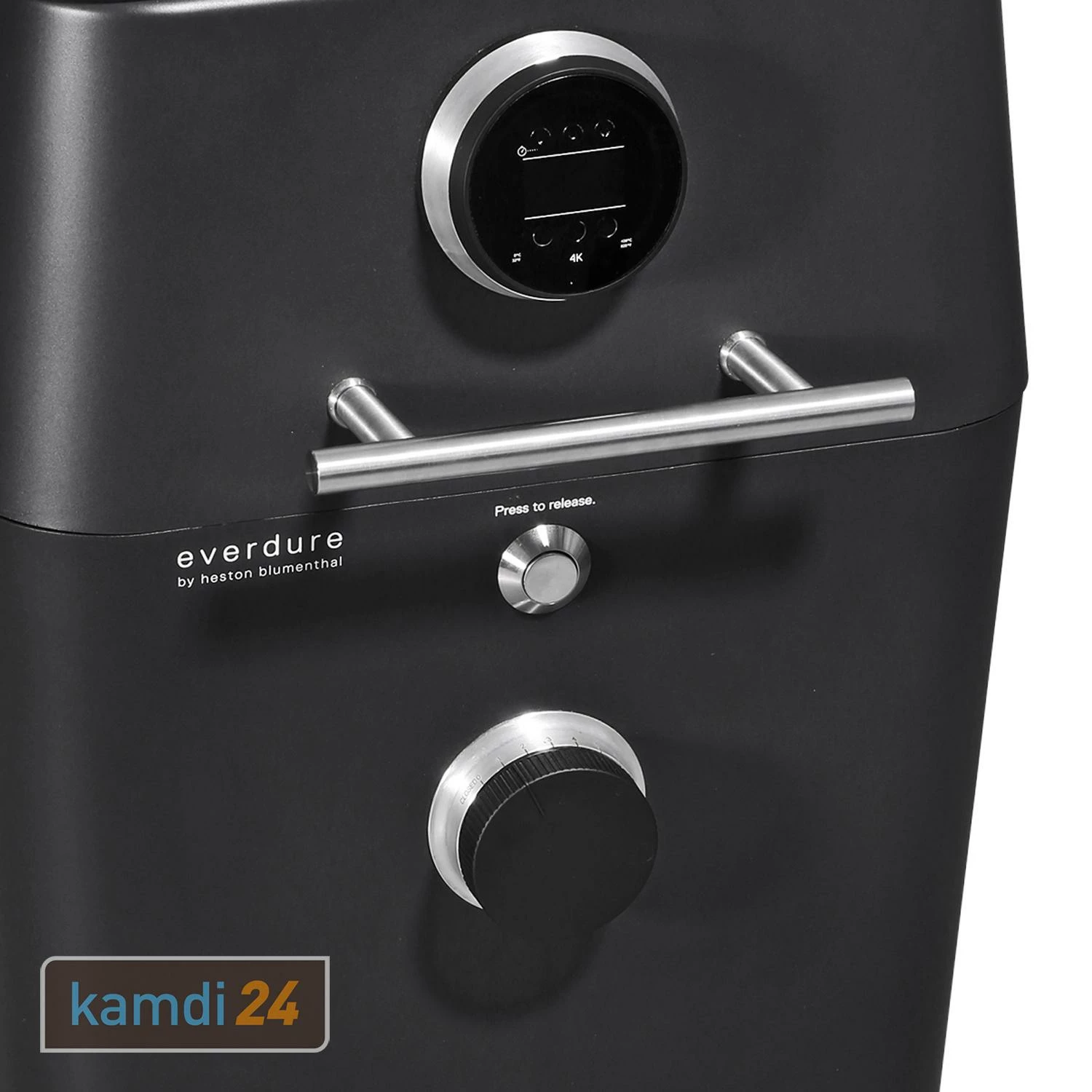 Everdure 4K Holzkohlegrill Schwarz 4 Everdure 4K Holzkohlegrill Schwarz – Bild 4