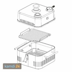 Everdure CUBE 360 Tragbarer Holzkohlegrill Mit Deckel All Black -WEBER Verkäufe everdure cube 360 tragbarer holzkohlegrill mit deckel all black 25675 m 11