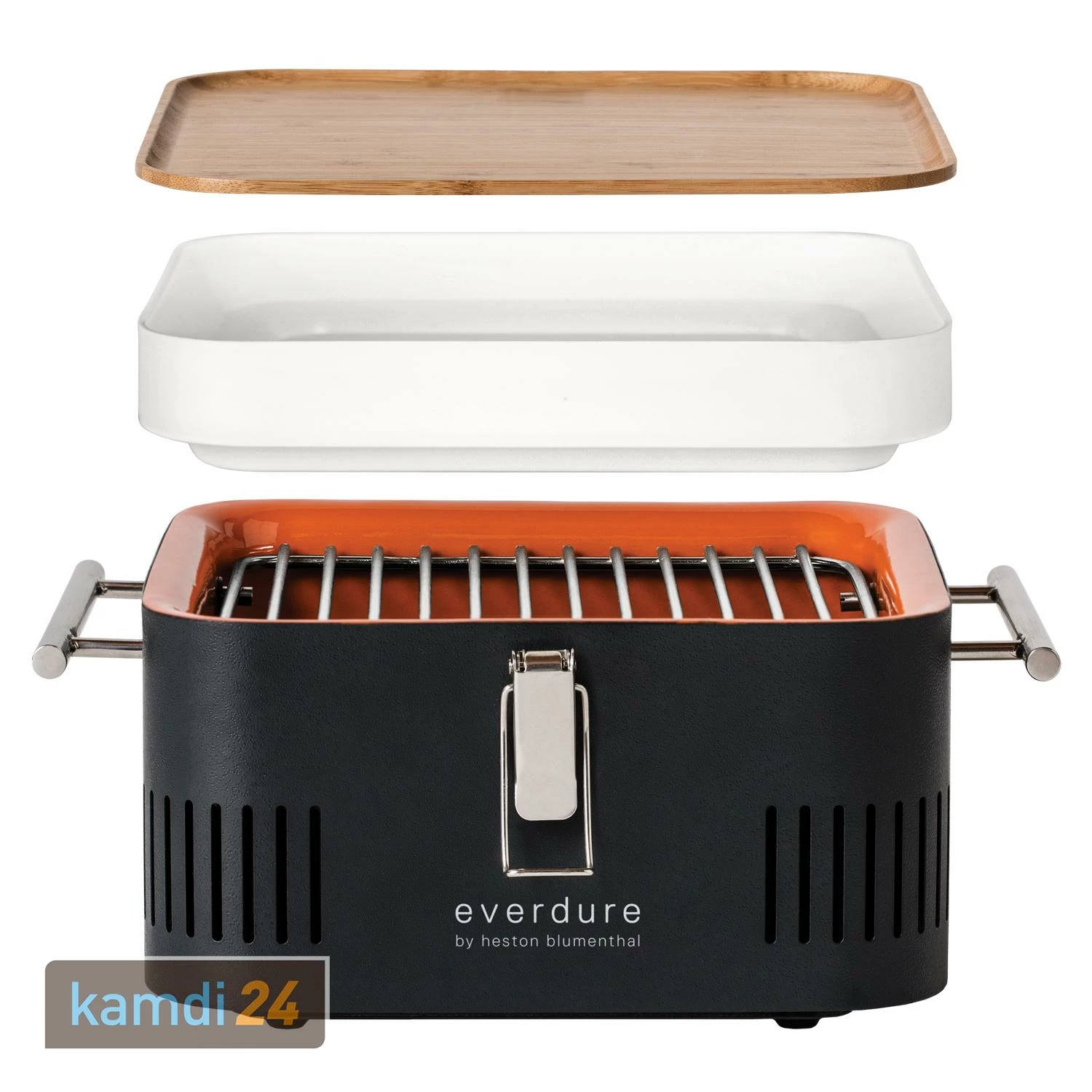Everdure CUBE™ Holzkohlegrill Graphite + Tragetasche 3 Everdure CUBE™ Holzkohlegrill Graphite + Tragetasche – Bild 3