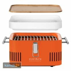 Everdure CUBE™ Holzkohlegrill Orange + Tragetasche -WEBER Verkäufe everdure cube holzkohlegrill orange tragetasche 12777 m 2