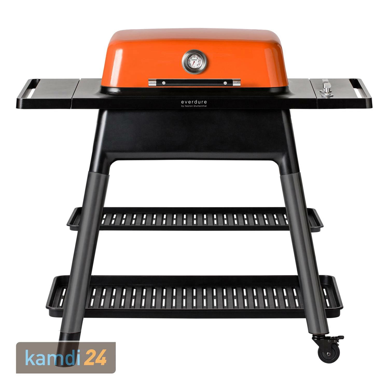 Everdure FORCE™ Gasgrill Orange Mit Doppelboden 1 Everdure FORCE™ Gasgrill Orange Mit Doppelboden