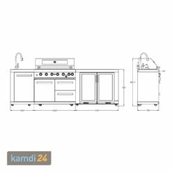 Everdure NEO Outdoorküche Black Steel 16 Everdure NEO Outdoorküche Black Steel -WEBER Verkäufe everdure neo outdoorkueche black steel 25487 m 6