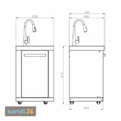 Everdure NEO Outdoorküche Black Steel 18 Everdure NEO Outdoorküche Black Steel -WEBER Verkäufe everdure neo outdoorkueche black steel 25487 m 8