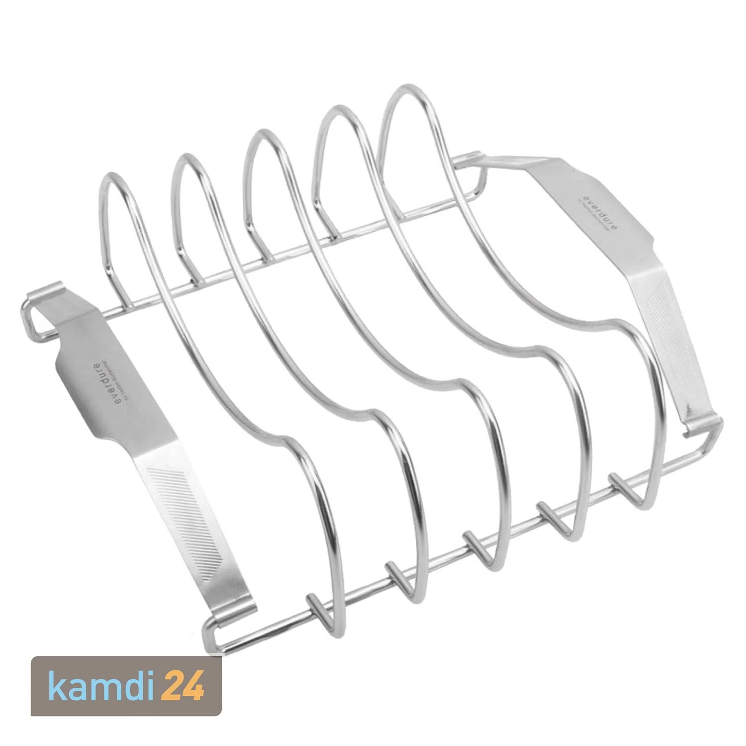 Everdure Quantum Steel Gourmet Universal-Halterung Für Spare-Ribs Und Kebab-/Schaschlik-Spieße 1 Everdure Quantum Steel Gourmet Universal-Halterung Für Spare-Ribs Und Kebab-/Schaschlik-Spieße