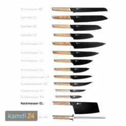 Everdure Ti-Messer-Serie Pro Hackmesser CL 7 Everdure Ti-Messer-Serie Pro Hackmesser CL -WEBER Verkäufe everdure ti messer serie pro hackmesser cl 17320 m 3