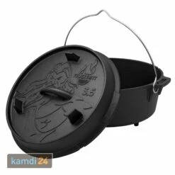 FEUERGOTT Dutch Oven 3,5 L Mit Füßen