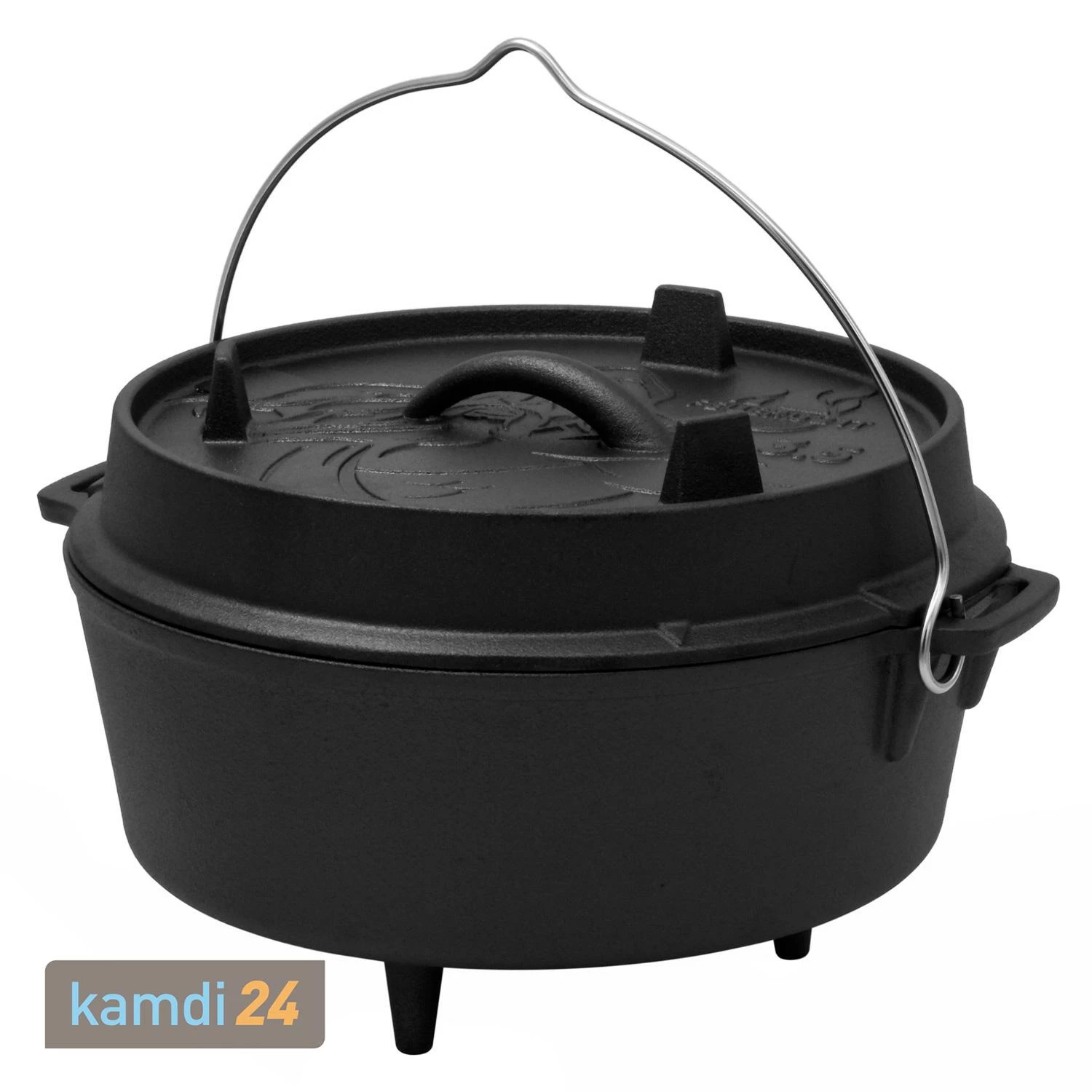 FEUERGOTT Dutch Oven 3,5 L Mit Füßen 2 FEUERGOTT Dutch Oven 3,5 L Mit Füßen – Bild 2