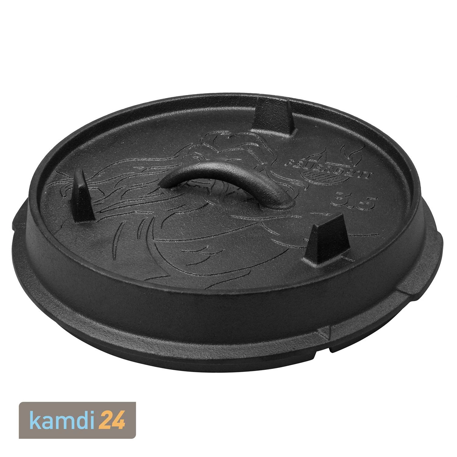FEUERGOTT Dutch Oven 3,5 L Mit Füßen 5 FEUERGOTT Dutch Oven 3,5 L Mit Füßen – Bild 5