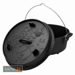 FEUERGOTT Dutch Oven 6,5 L Mit Füßen