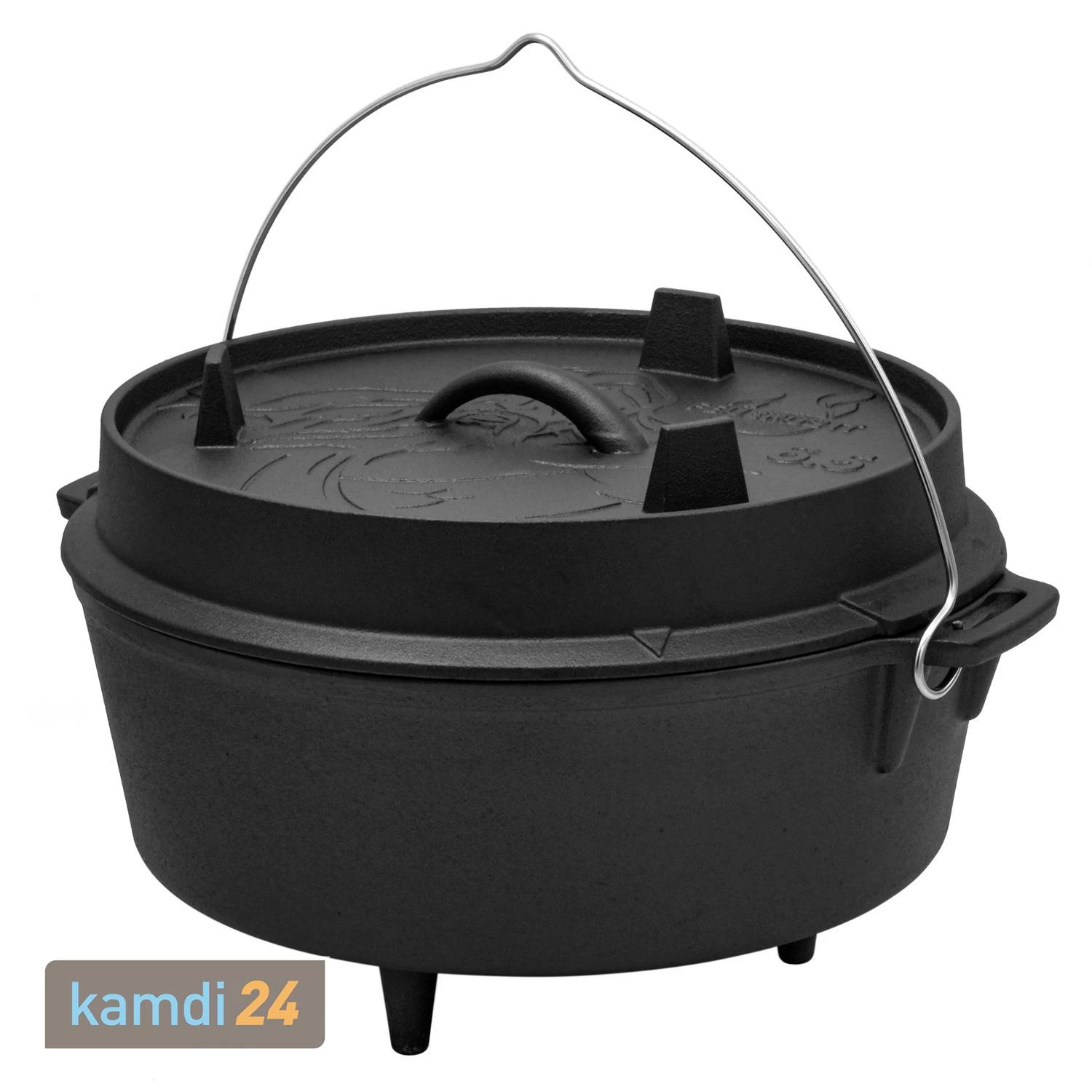 FEUERGOTT Dutch Oven 6,5 L Mit Füßen 2 FEUERGOTT Dutch Oven 6,5 L Mit Füßen – Bild 2
