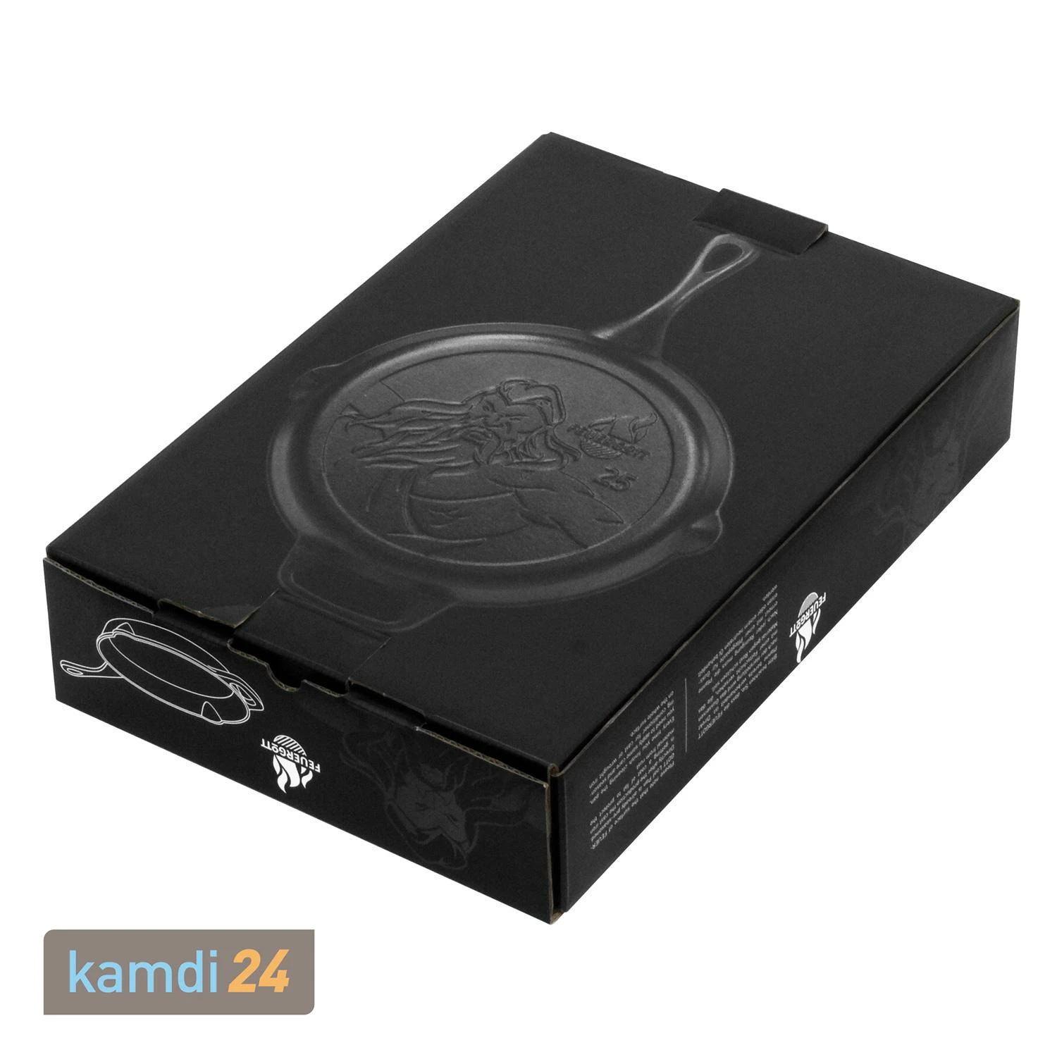 FEUERGOTT Feuerpfanne 25 Mit Stiel, Schwarz 11 FEUERGOTT Feuerpfanne 25 Mit Stiel, Schwarz – Bild 11