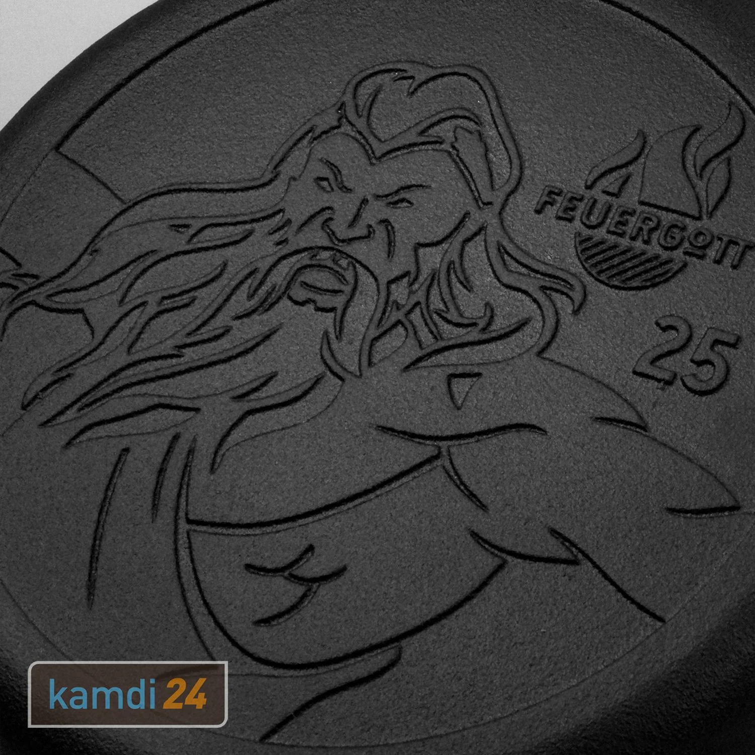 FEUERGOTT Feuerpfanne 25 Mit Stiel, Schwarz 9 FEUERGOTT Feuerpfanne 25 Mit Stiel, Schwarz – Bild 9