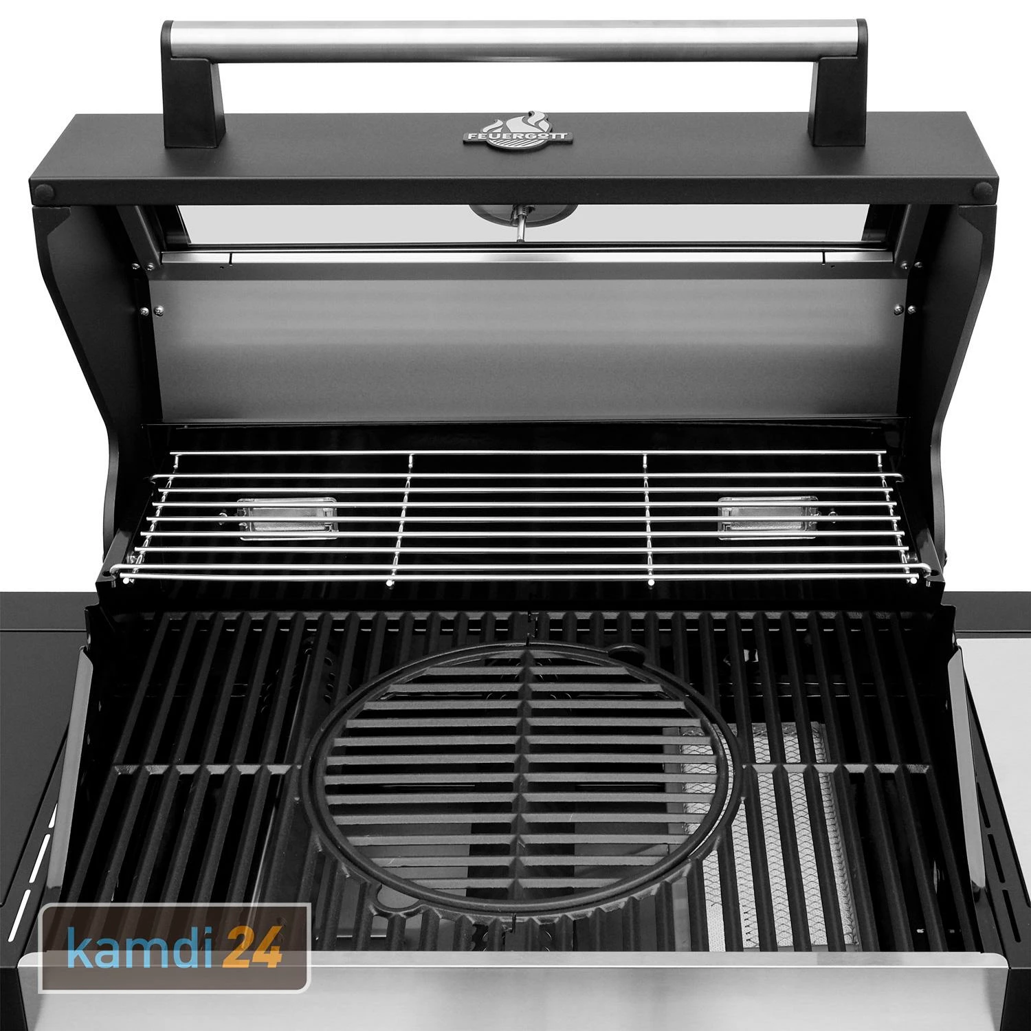 Feuergott Gas-Grillstation Hektor 3B-S Inkl. Abdeckhaube + Drehspieß 5 Feuergott Gas-Grillstation Hektor 3B-S Inkl. Abdeckhaube + Drehspieß – Bild 5