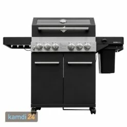 Feuergott Gas-Grillstation Hektor 4B-S Inkl. Abdeckhaube + Drehspieß -WEBER Verkäufe feuergott gas grillstation hektor 4b s inkl abdeckhaube drehspiess 25899 m 3