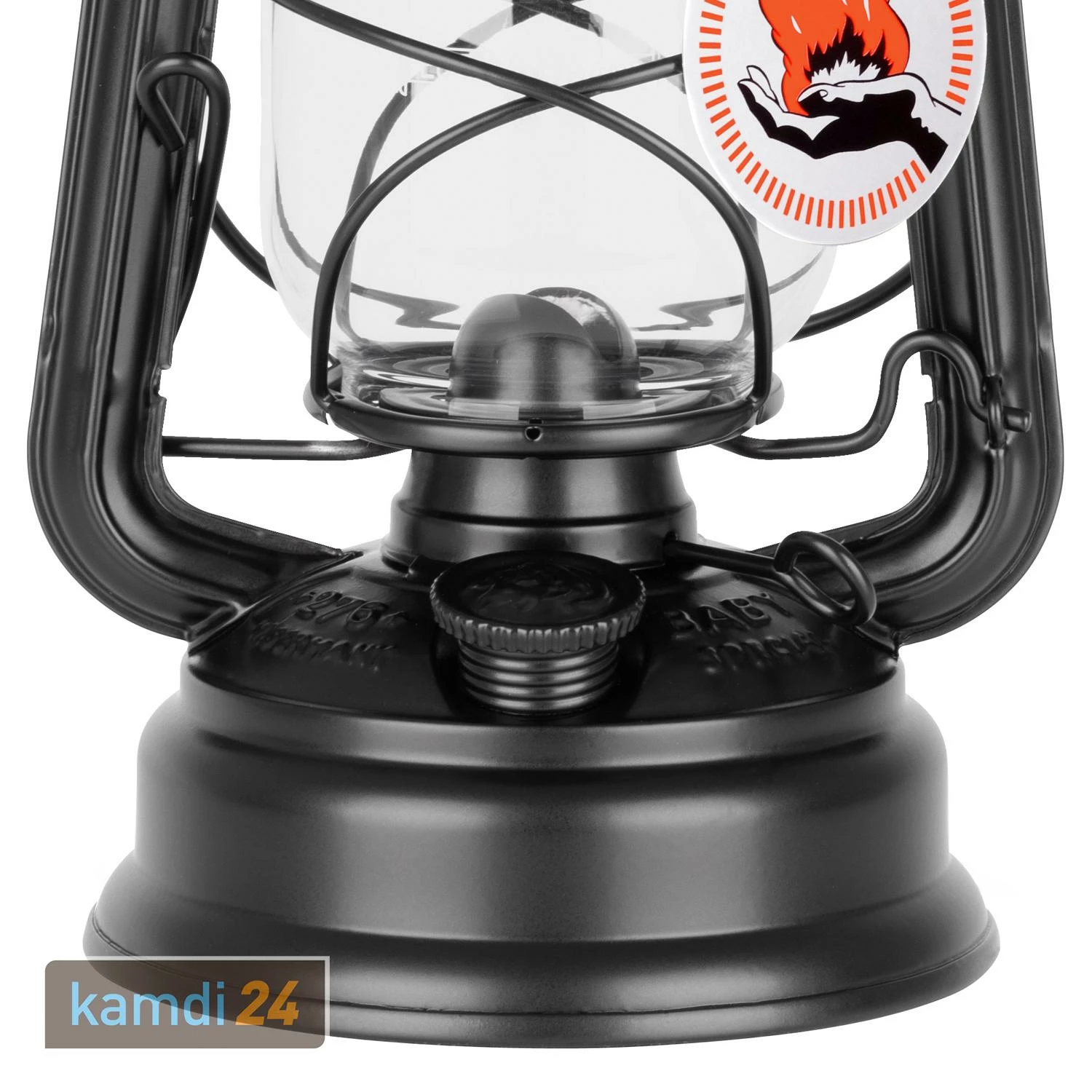 Feuerhand Sturmlaterne Baby Special 276 Mattschwarz 3 Feuerhand Sturmlaterne Baby Special 276 Mattschwarz – Bild 3