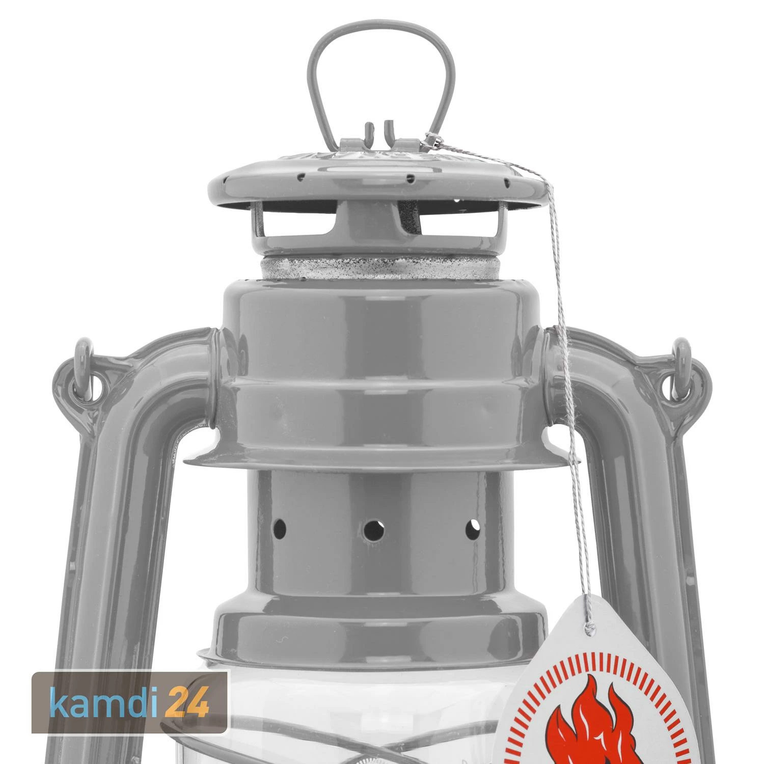 Feuerhand Sturmlaterne Baby Special 276 Nordicgrey 2 Feuerhand Sturmlaterne Baby Special 276 Nordicgrey – Bild 2