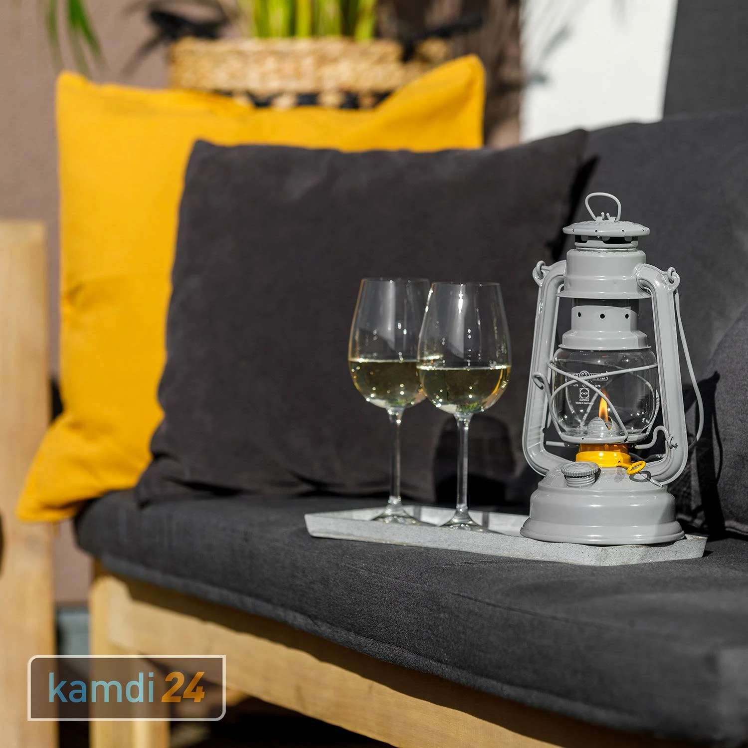 Feuerhand Sturmlaterne Baby Special 276 Nordicgrey 6 Feuerhand Sturmlaterne Baby Special 276 Nordicgrey – Bild 6