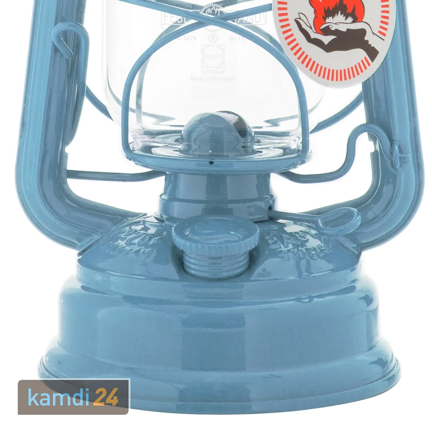 Feuerhand Sturmlaterne Baby Special 276 Pastellblau 3 Feuerhand Sturmlaterne Baby Special 276 Pastellblau – Bild 3