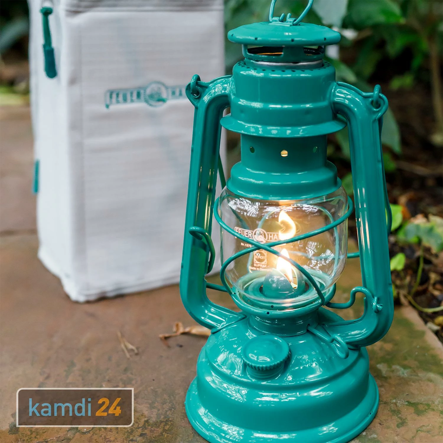 Feuerhand Sturmlaterne Baby Special 276 Teal Blue 4 Feuerhand Sturmlaterne Baby Special 276 Teal Blue – Bild 4