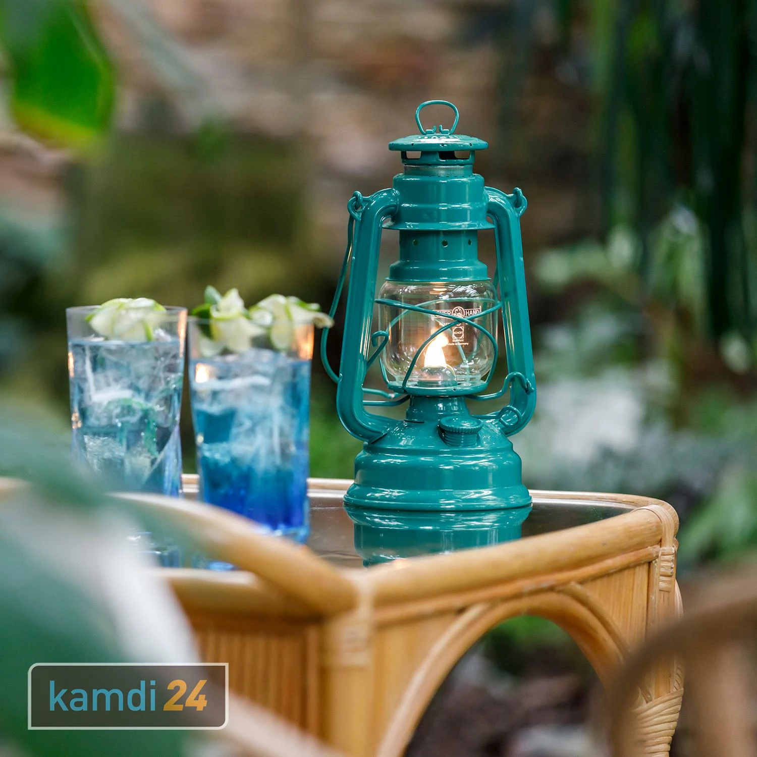 Feuerhand Sturmlaterne Baby Special 276 Teal Blue 8 Feuerhand Sturmlaterne Baby Special 276 Teal Blue – Bild 8