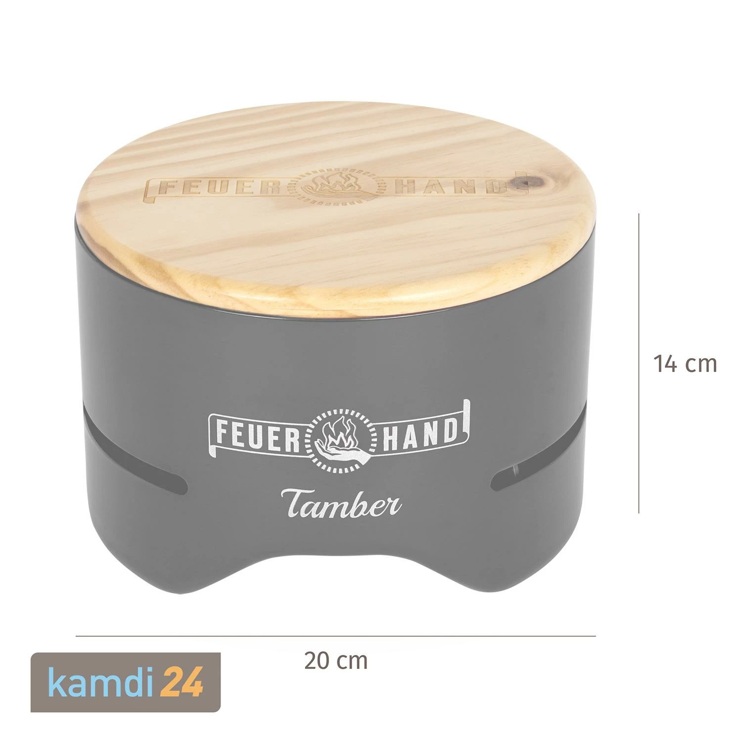 Feuerhand Tischgrill Tamber Tiefschwarz 12 Feuerhand Tischgrill Tamber Tiefschwarz – Bild 12