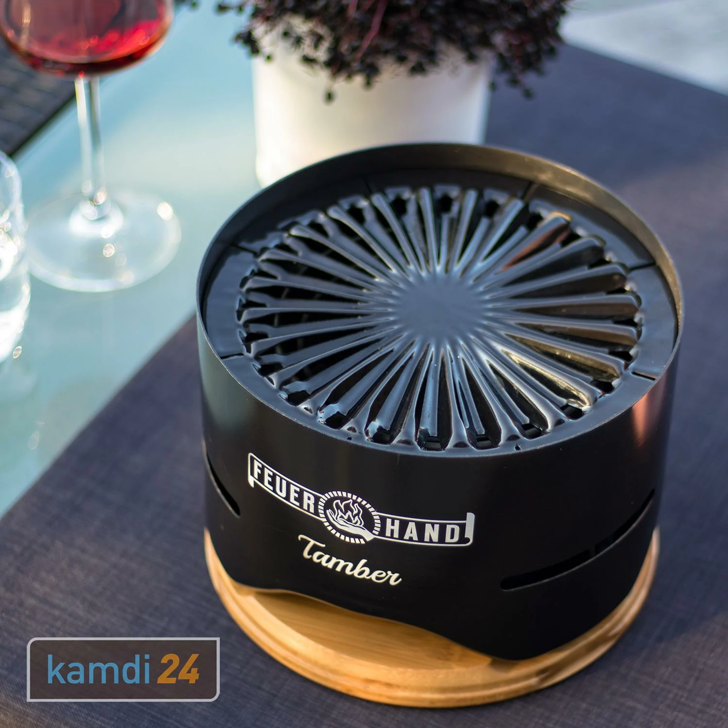 Feuerhand Tischgrill Tamber Tiefschwarz 8 Feuerhand Tischgrill Tamber Tiefschwarz – Bild 8