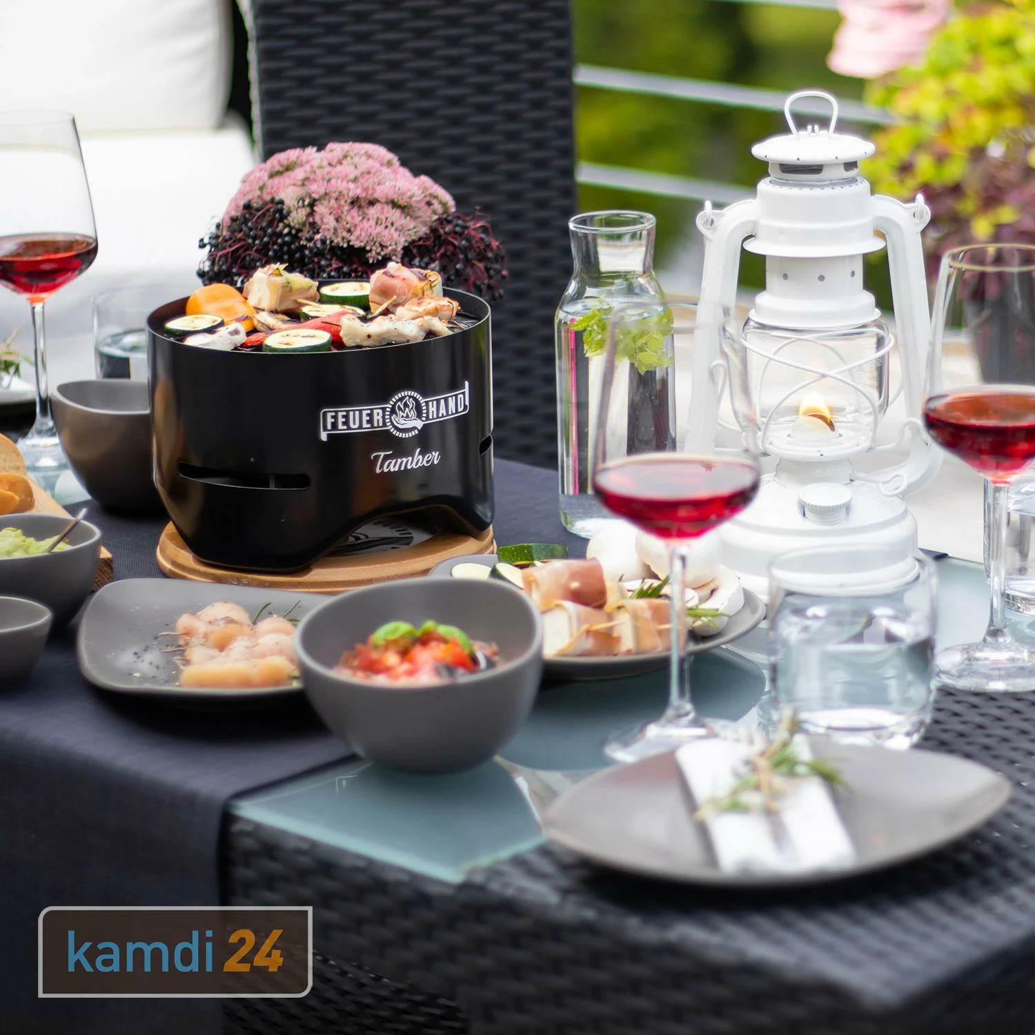 Feuerhand Tischgrill Tamber Tiefschwarz 10 Feuerhand Tischgrill Tamber Tiefschwarz – Bild 10