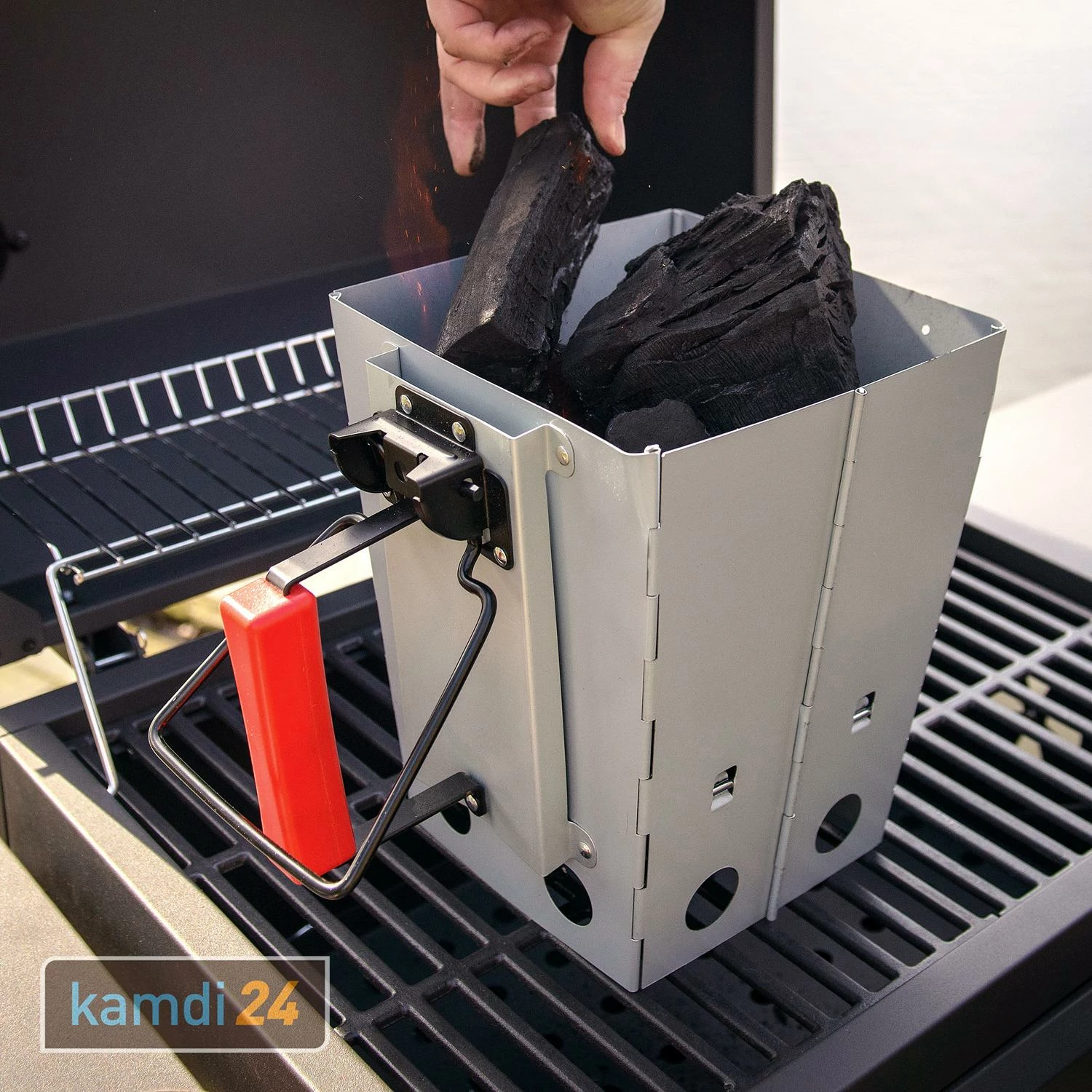 Grandhall Anzündkamin Klappbar 5 Grandhall Anzündkamin Klappbar – Bild 5