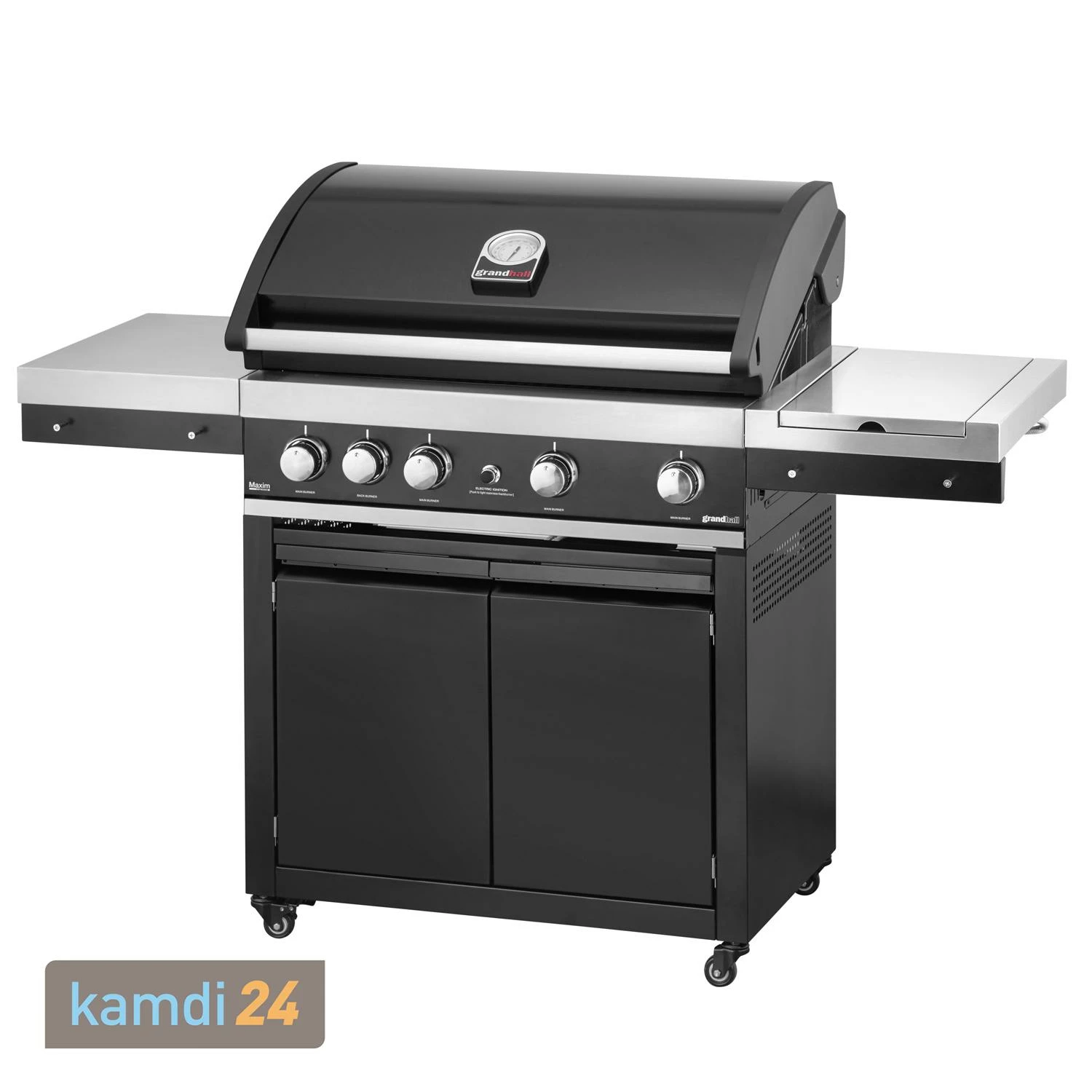 Grandhall Maxim G4 Trolley Gasgrill 2 Grandhall Maxim G4 Trolley Gasgrill – Bild 2
