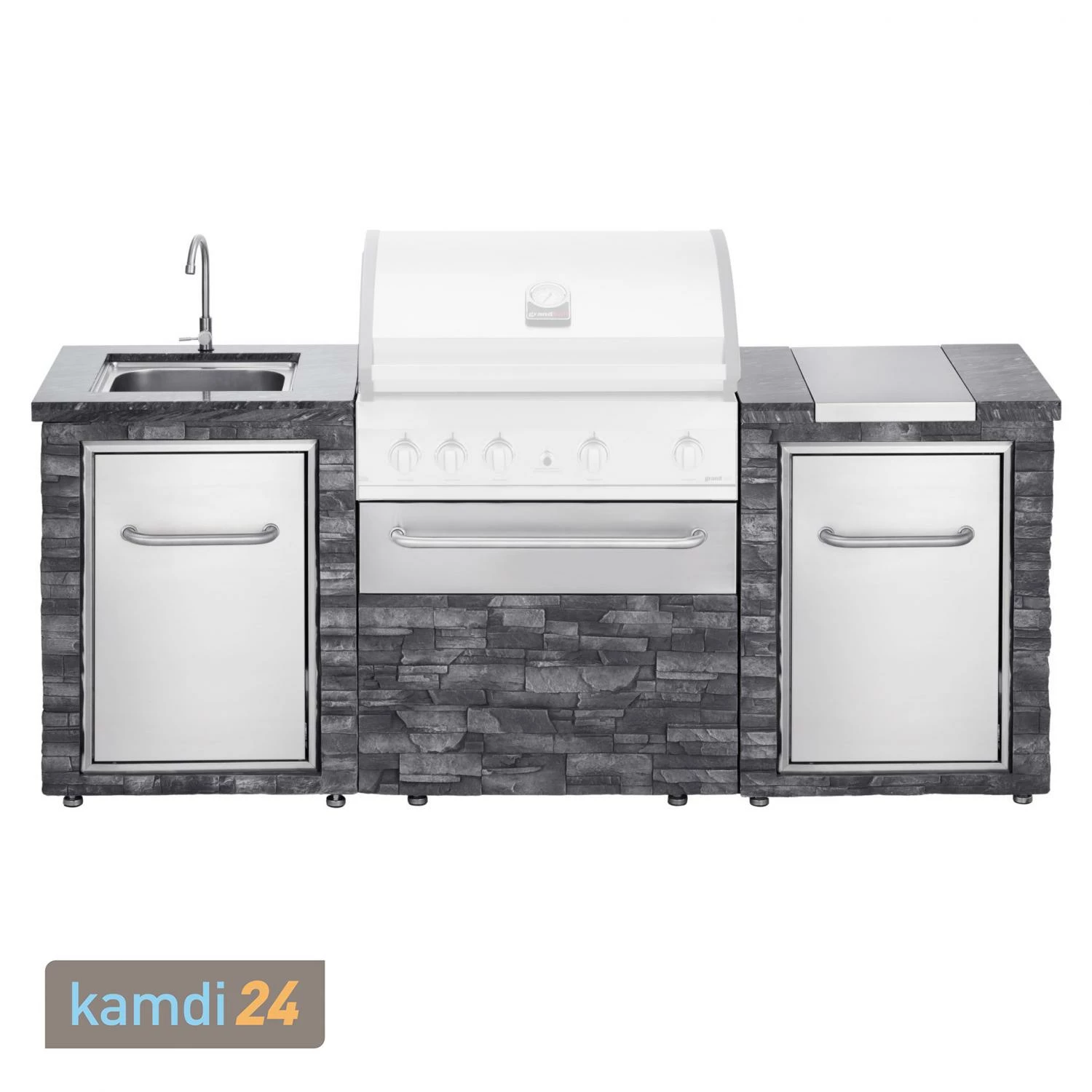 Grandhall Stone Island Outdoorküche Ohne Grill 2 Grandhall Stone Island Outdoorküche Ohne Grill – Bild 2