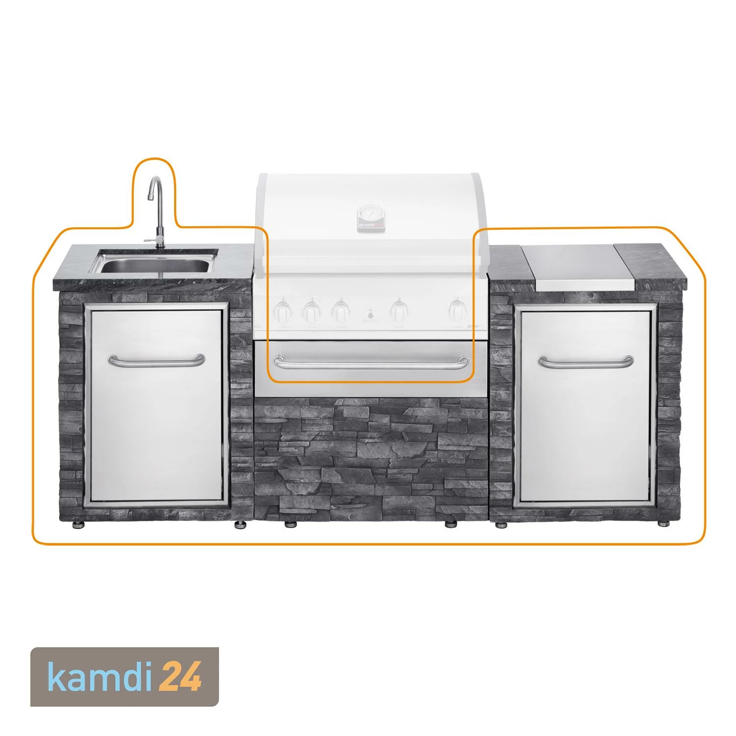 Grandhall Stone Island Outdoorküche Ohne Grill 1 Grandhall Stone Island Outdoorküche Ohne Grill